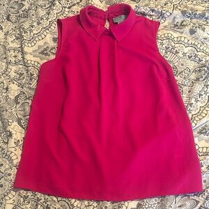 CeCe Fuchsia Sleeveless Blouse